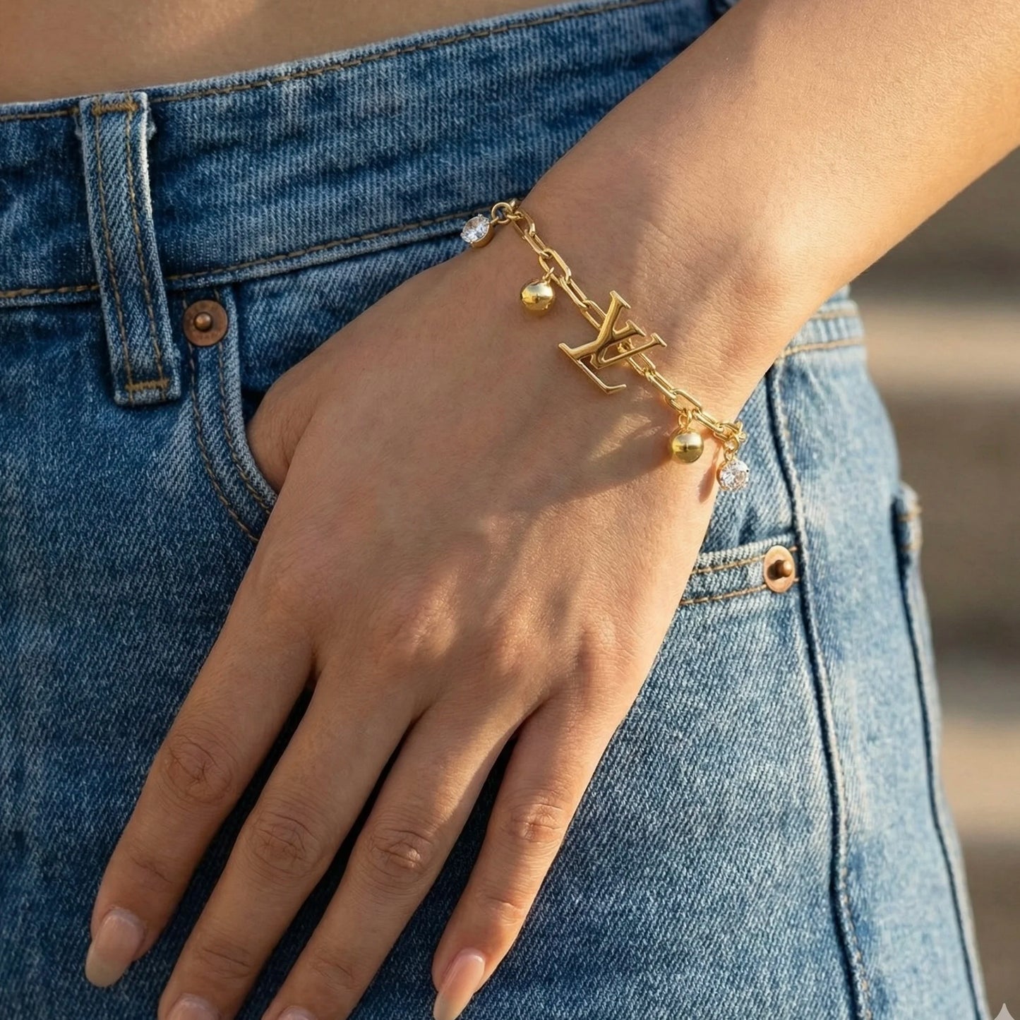 LV Luxe Charm Bracelet
