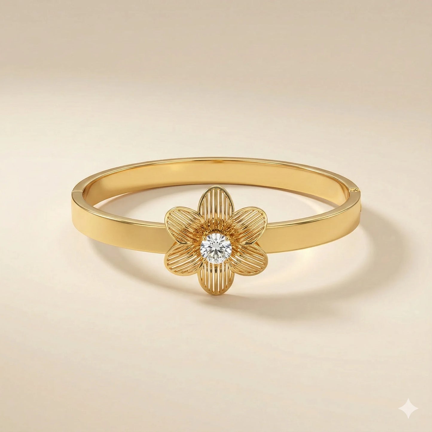 Blooming Luxe Flower Bangle