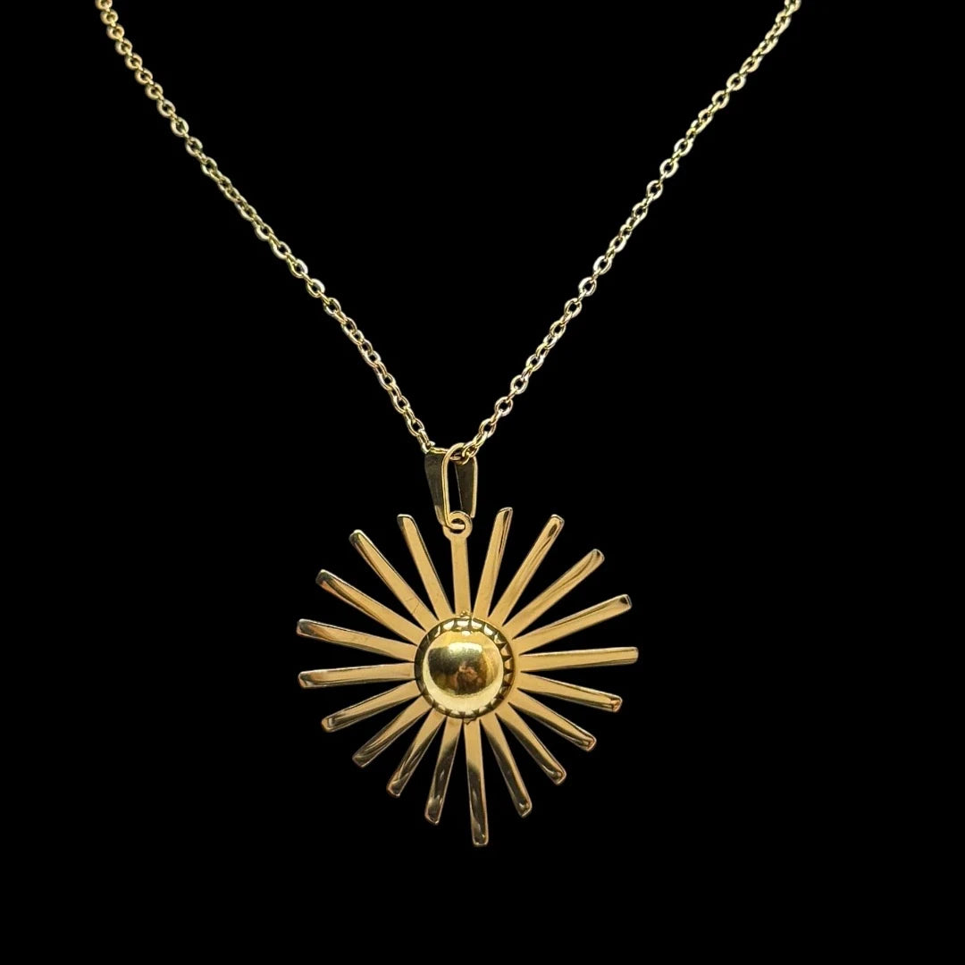 Sunburst Glow Pendant Necklace