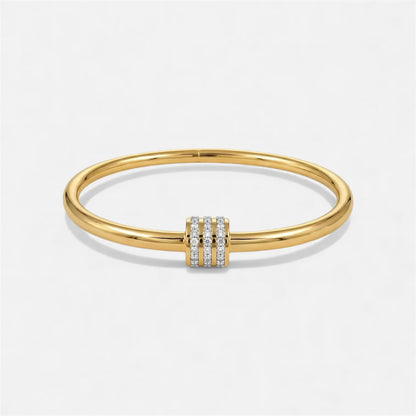 Luxe Cylinder Shine Bangle