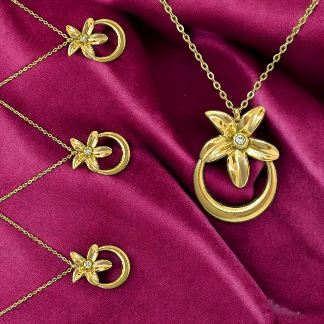 Daisy Drop Necklace
