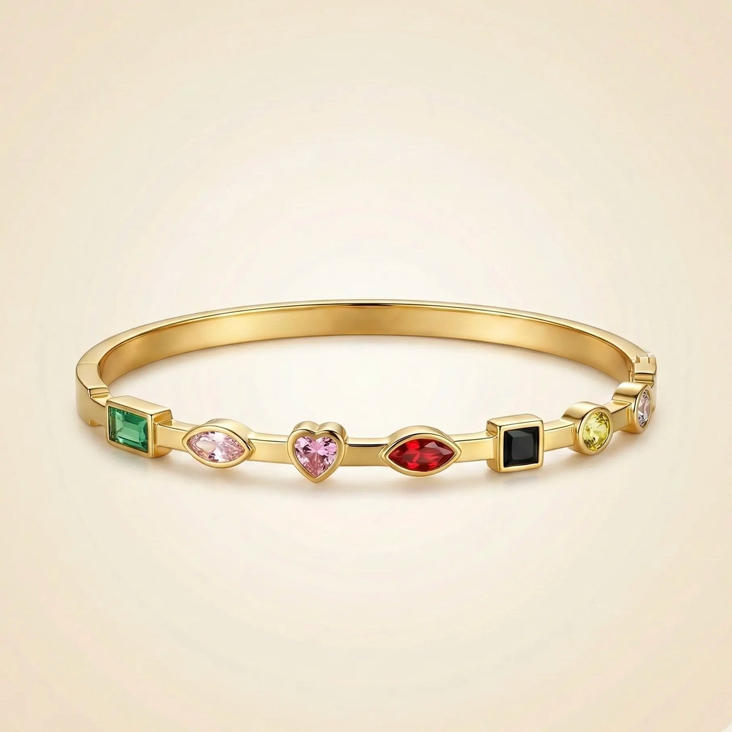 Vintage Multi-Stone Bangle