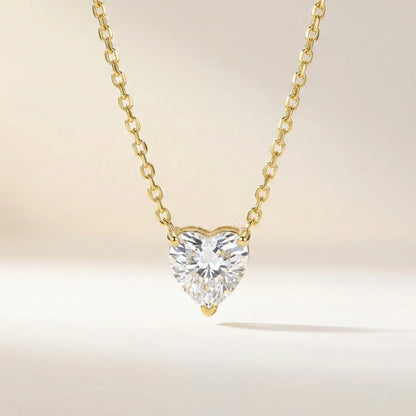 18KT Gold Plated Luxe Crystal Love Solitaire