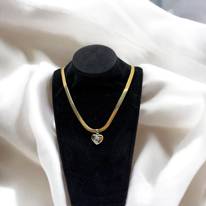Bold Heart Luxe Pendant Necklace