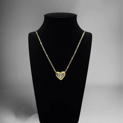 Mini Heart Glow Pendant Necklace