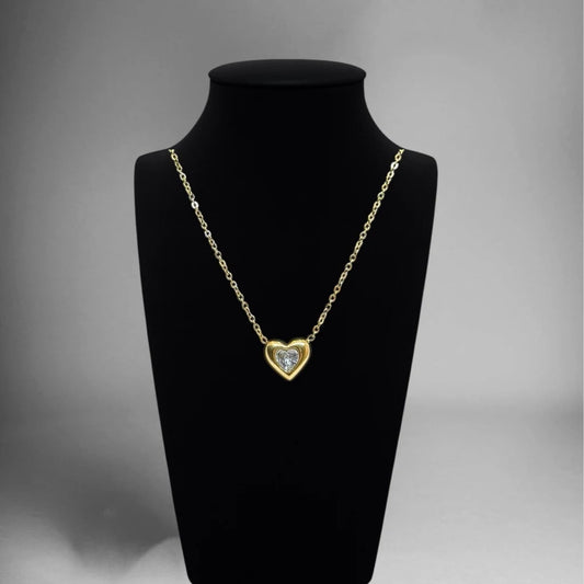 Mini Heart Glow Pendant Necklace