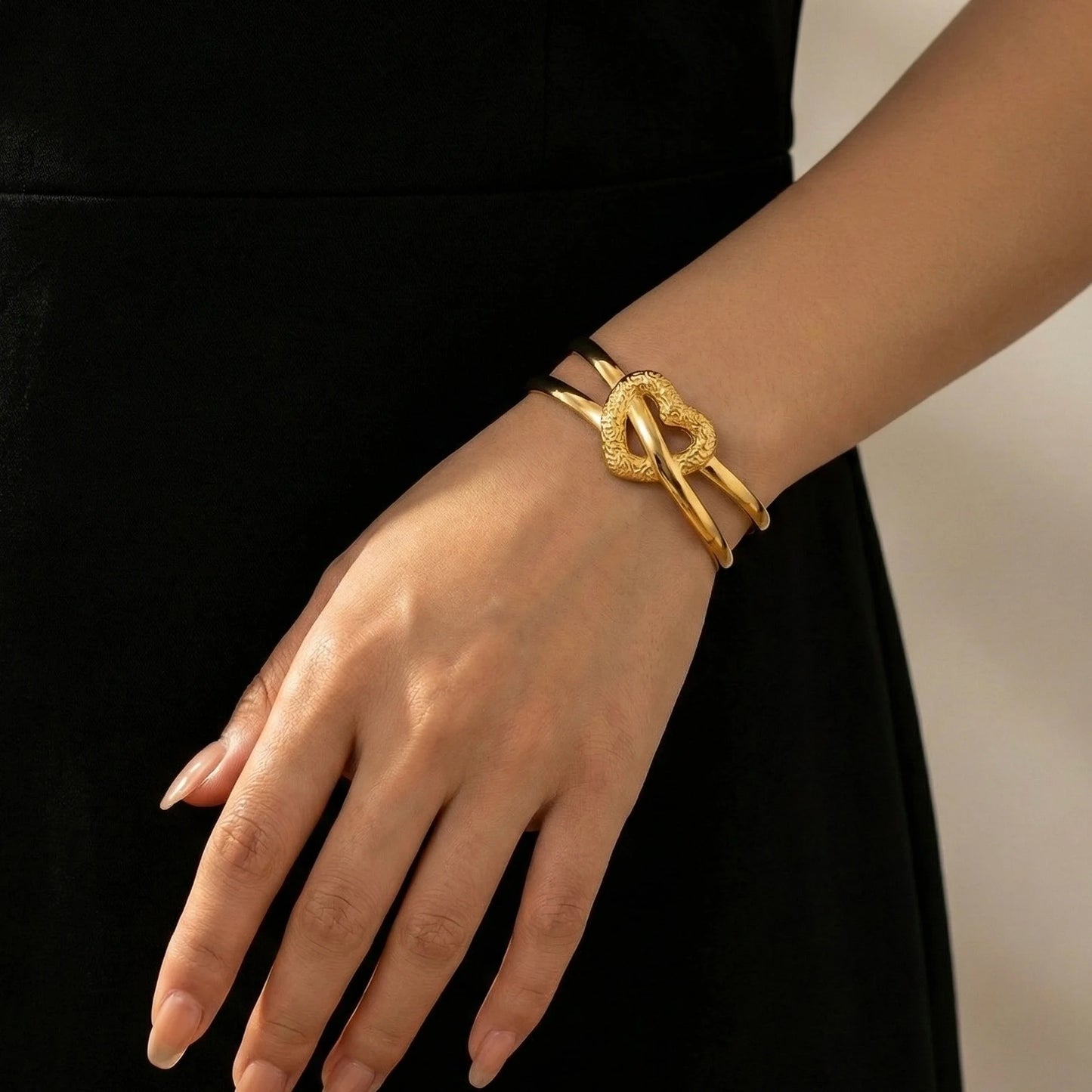 Molten Gold Love Bracelet
