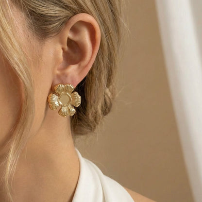 18KT Gold Plated Flora Matching Set