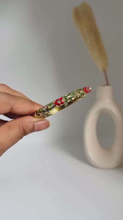 Rangrez Bloom Meenakari Bangles