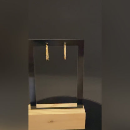 V-Hoop 18K Gold Plated Earrings – Anti-Tarnish