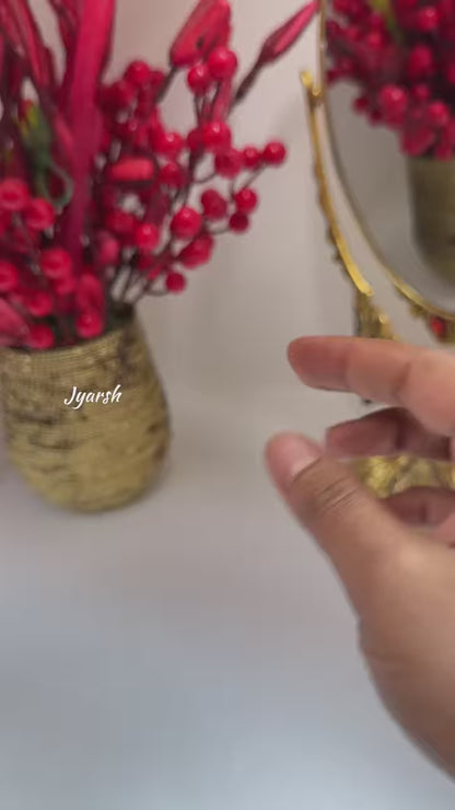 18KT Gold Plated Blooming Luxe Flower Bangle Bracelet