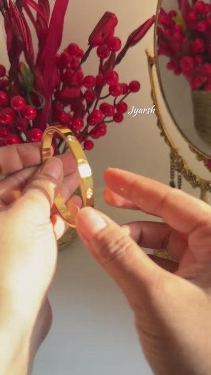 18KT Gold Plated Cartier’s iconic Love Bracelet