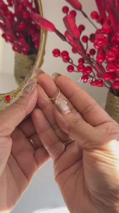 18KT Gold Plated Starlight in the Crescent