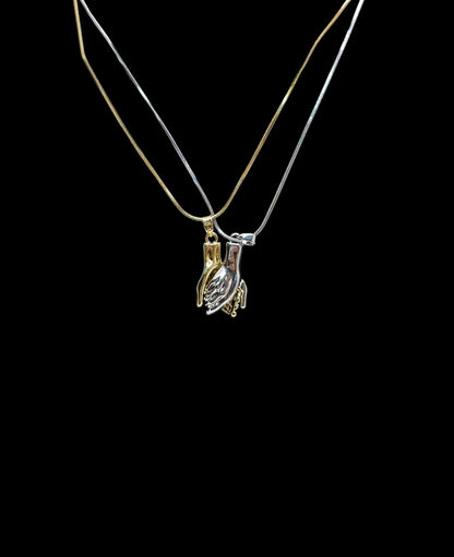 Twin Angel Wings Necklace Pendant