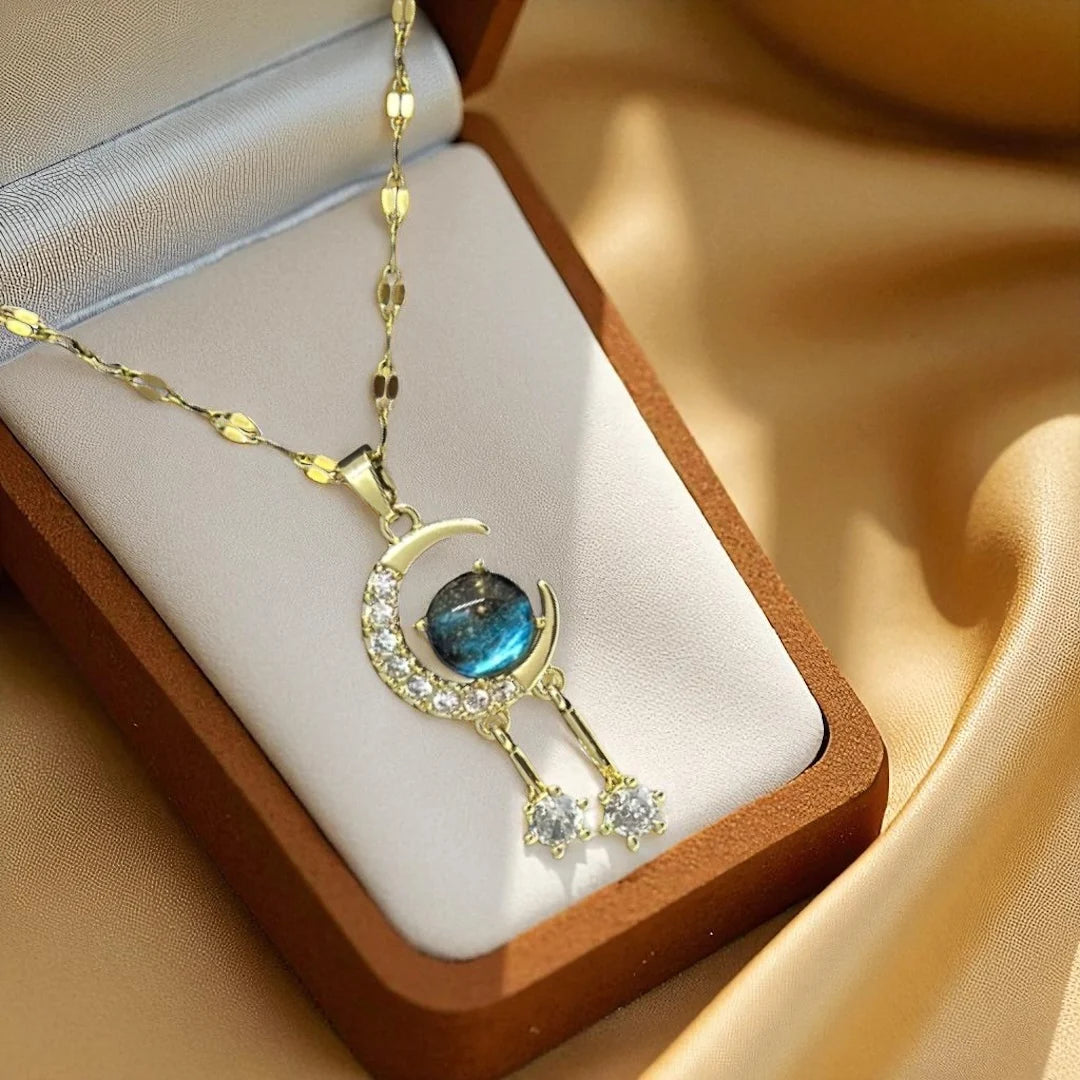 Moonlit Whisper Pendant Necklace