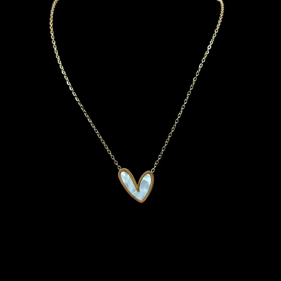 LoveGlow Anti-Tarnish Heart Necklace