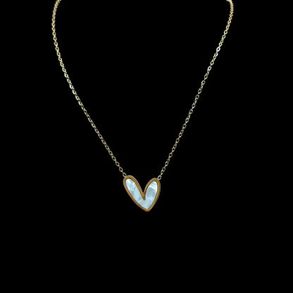 LoveGlow Anti-Tarnish Heart Necklace