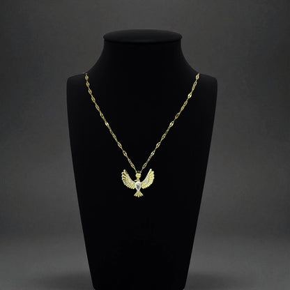 Royal Bird Charm Necklace