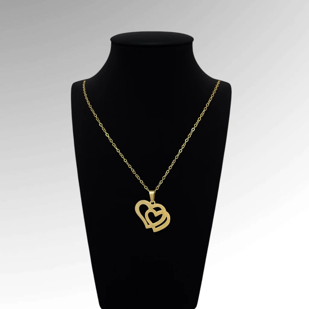 The Twin Heart Charm