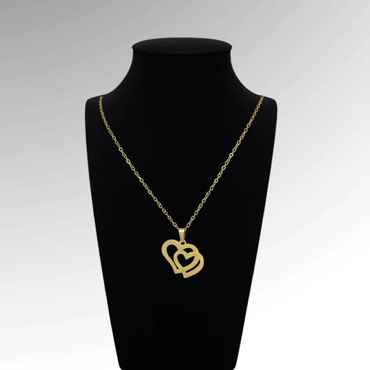 The Twin Heart Charm