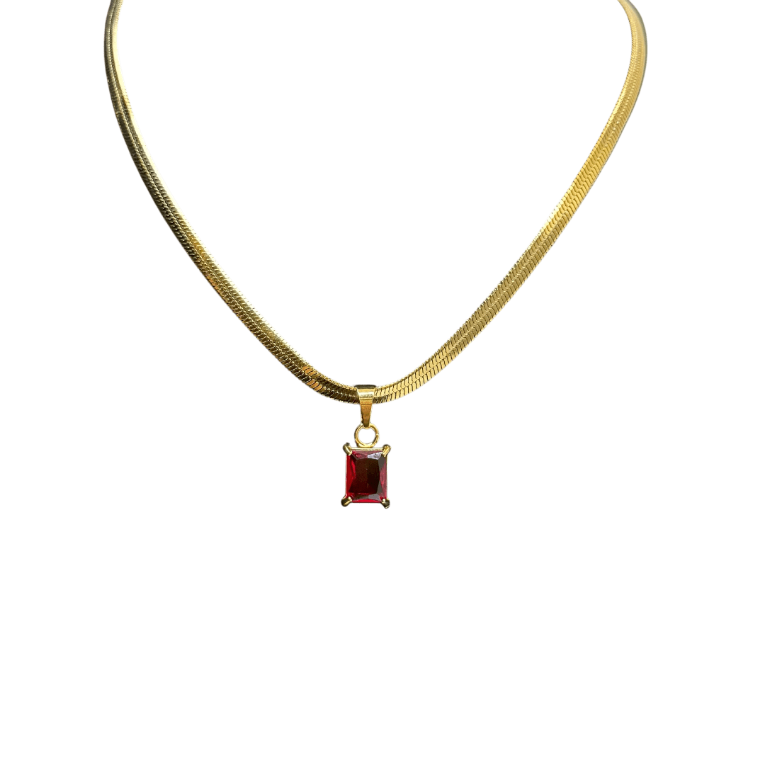 Regal Red Royale Pendant Necklace