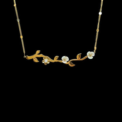 Blossom Branch Pendant Necklace