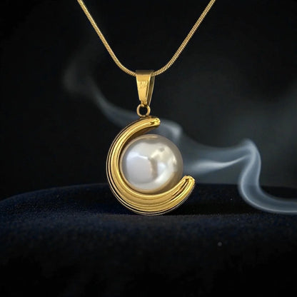 Moonlit Pearl Glow Pendant