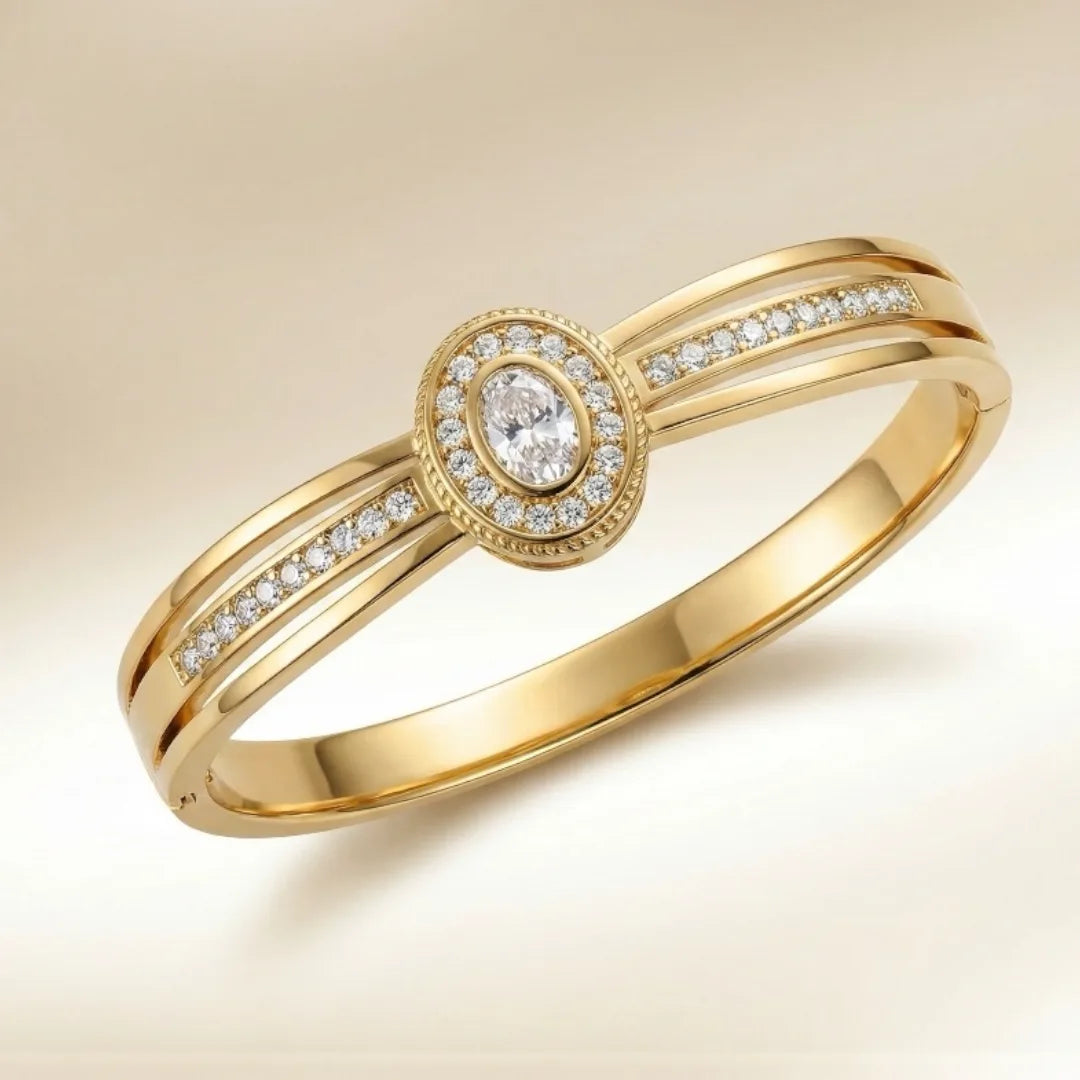 Royal Oval Stone Bracelet