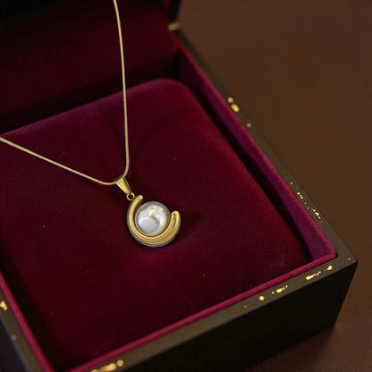 Moonlit Pearl Glow Pendant