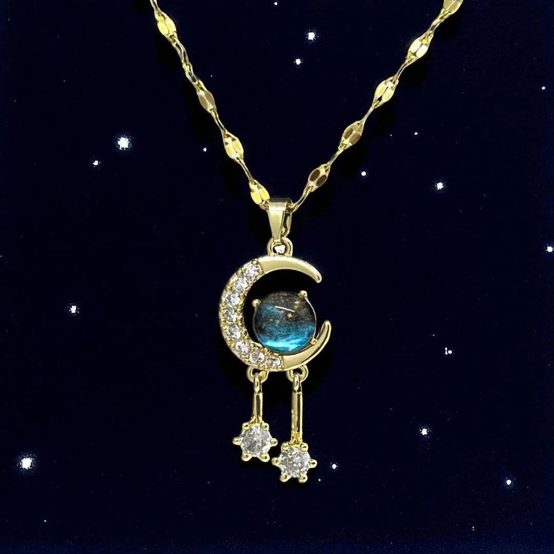 Moonlit Whisper Pendant Necklace
