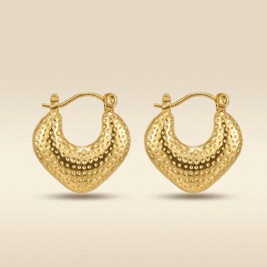 18KT Gold Plated Mini Luxe Hoops