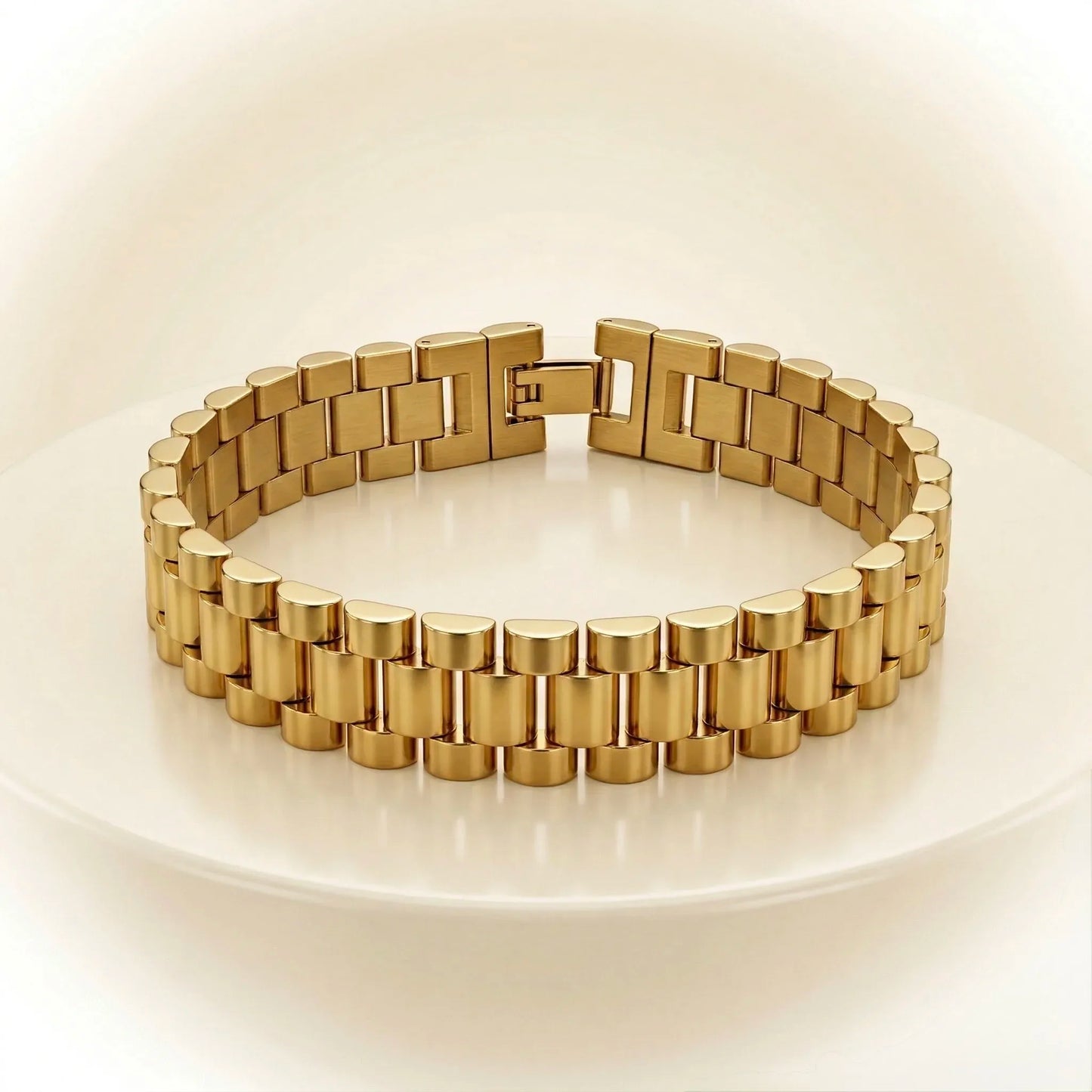 18Kt Gold Plated Luxury Link Bracelet