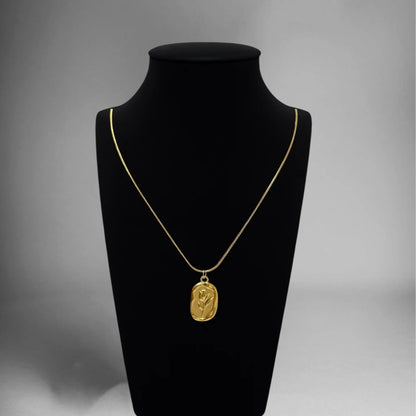 Vintage Petal Gold Necklace
