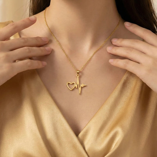 18KT Gold Plated Love in Every Beat Matching Set