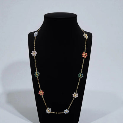 Rainbow Blossom Floral Chain