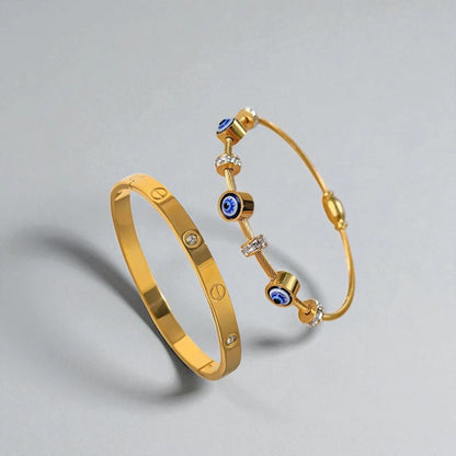 Evil Eye + Cartier Chic Combo