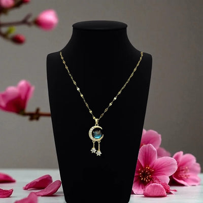 Moonlit Whisper Pendant Necklace