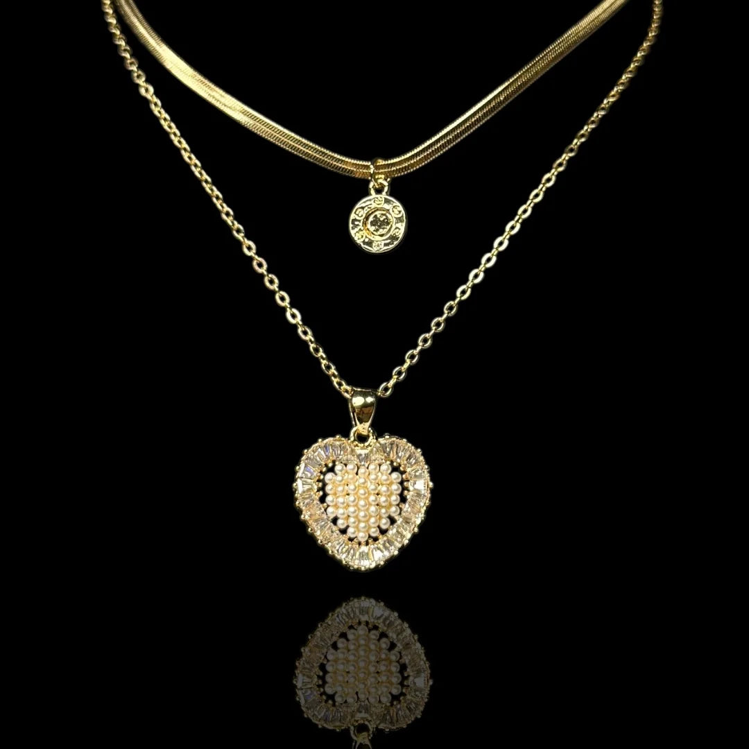 Heart of Royalty Layered Necklace