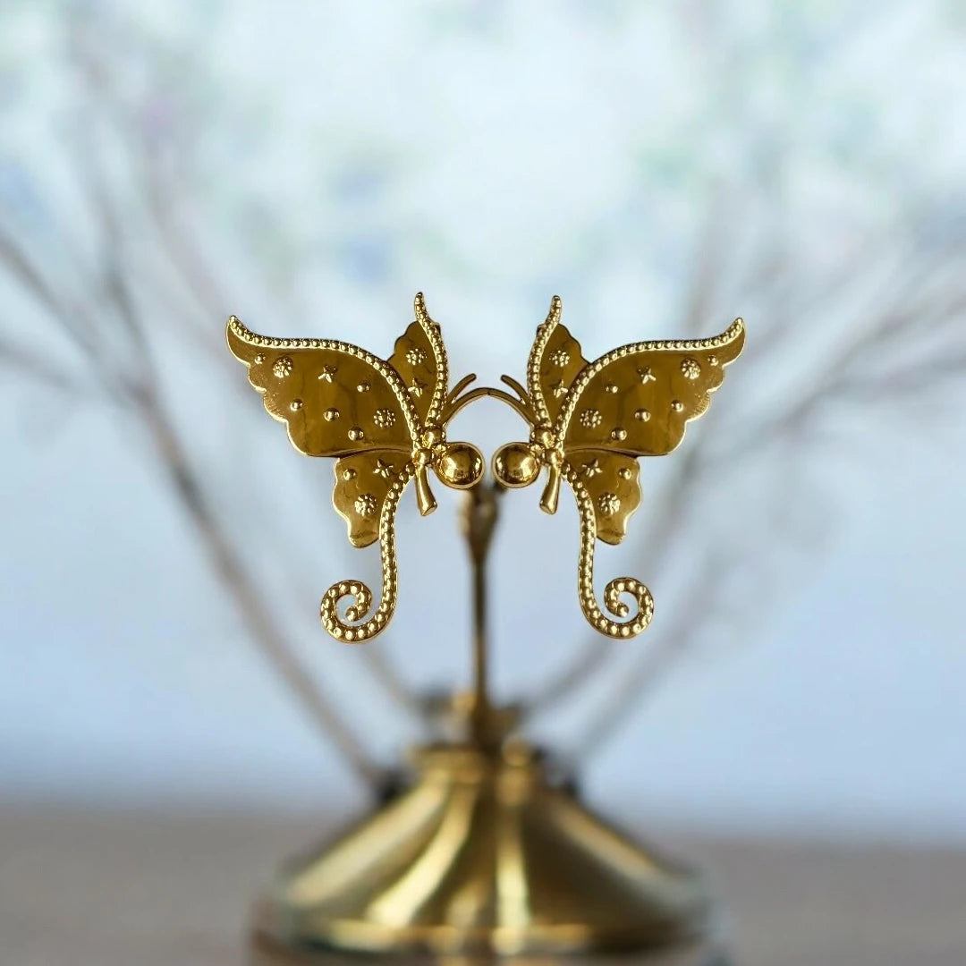 Whimsical Butterfly Earrings – Anti-Tarnish & Lightweight