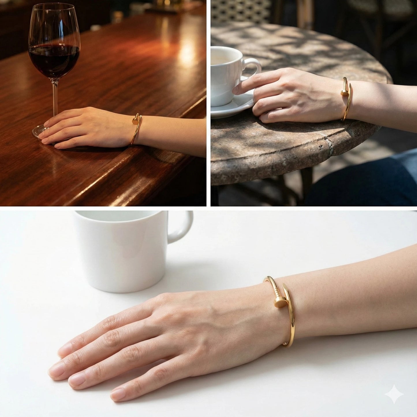 Minimal Luxe Nail Bracelet