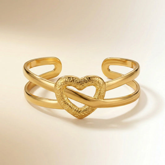 Molten Gold Love Bracelet