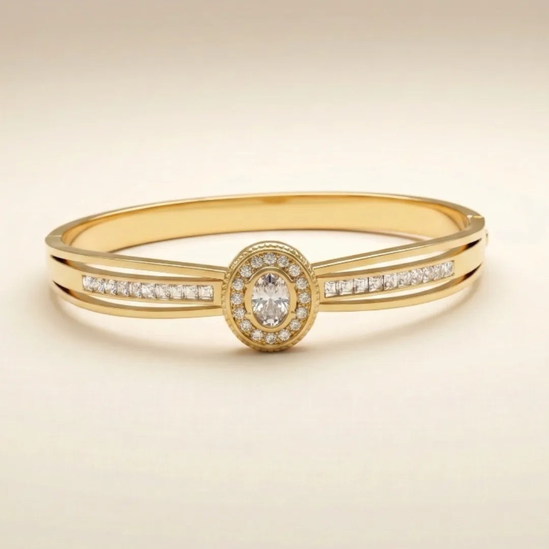 Royal Oval Stone Bracelet