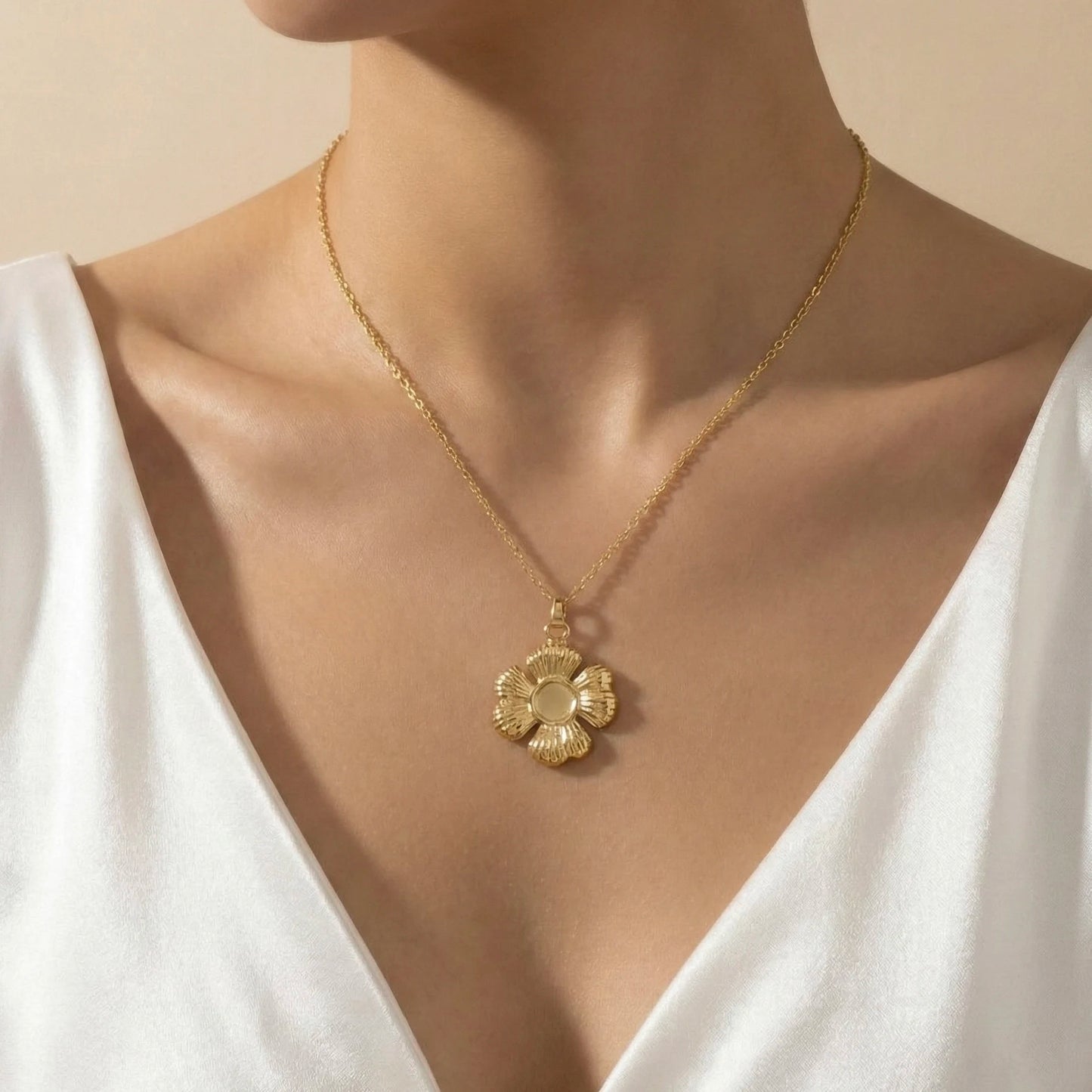 18KT Gold Plated Flora Matching Set