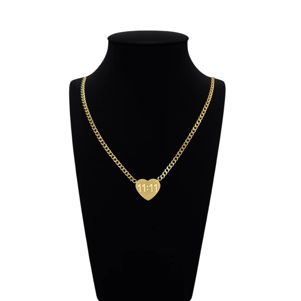 11:11 Wishmaker Heart Necklace