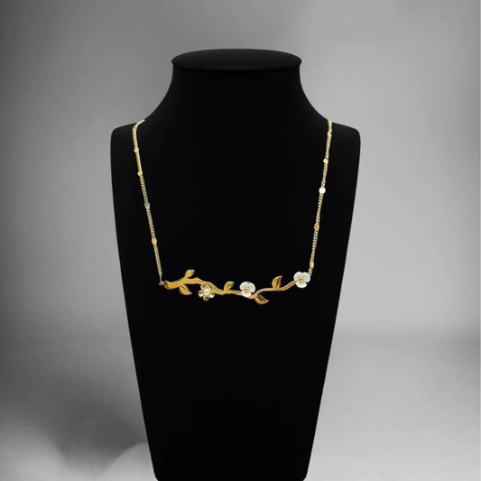 Blossom Branch Pendant Necklace