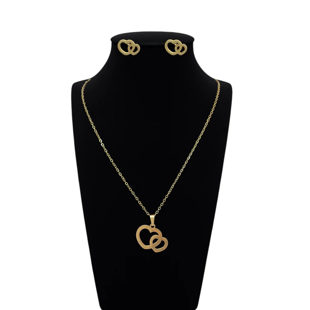 Forever Linked Heart Necklace Set