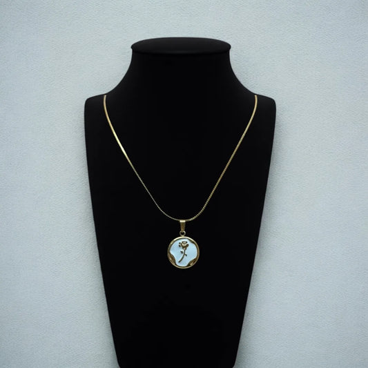 Floral Whisper Pendant Necklace