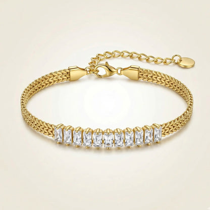Baguette Shine Chain Bracelet