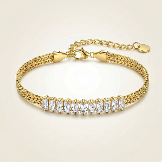Baguette Shine Chain Bracelet