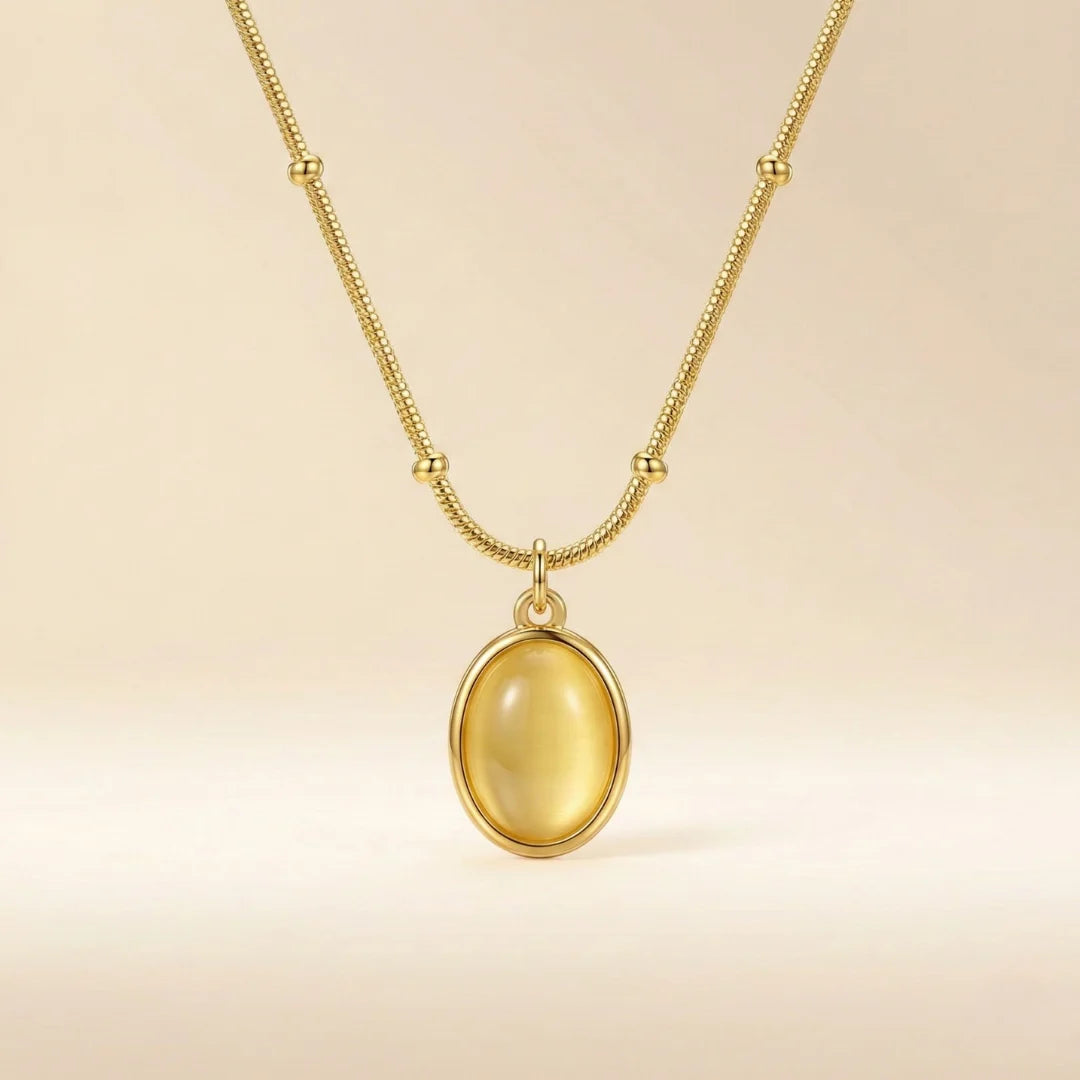 18KT Gold Plated Vintage Vibe Pendant